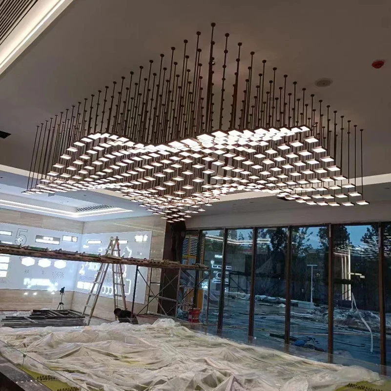 Villa Decoration Chandelier Luxury Large Decorative Nordic Style LED Chandelier Lighting - Image 4