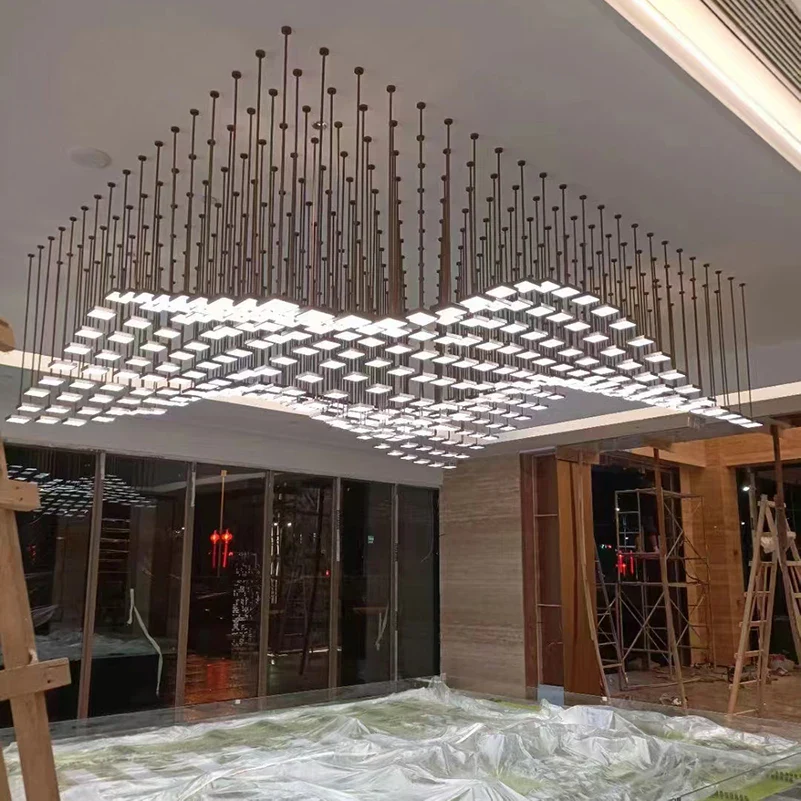Villa Decoration Chandelier Luxury Large Decorative Nordic Style LED Chandelier Lighting - Image 5