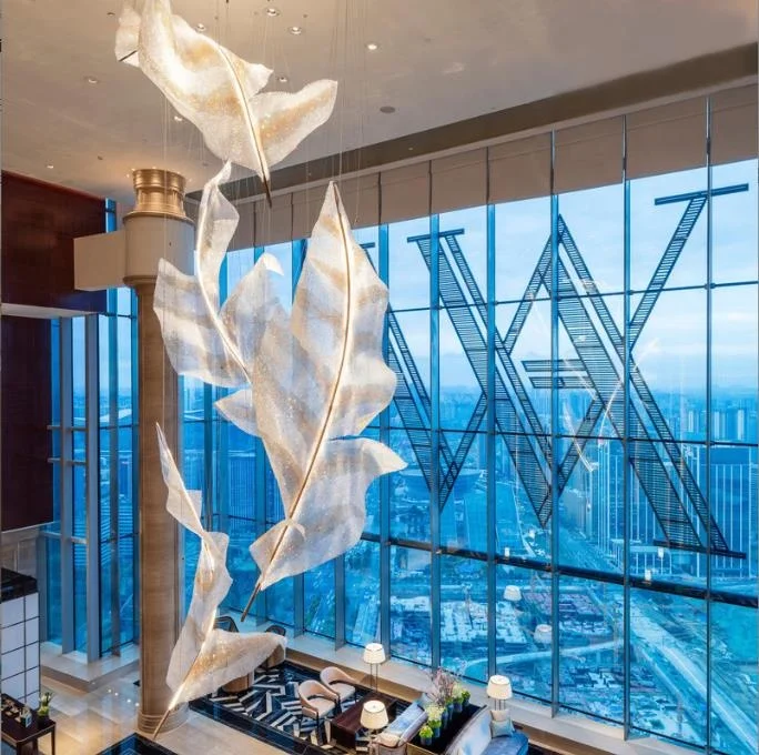 Customized Hotel Lobby Crystal Chandelier Luxury Stars Chandelier Pendant Lighting For Projects - Image 3