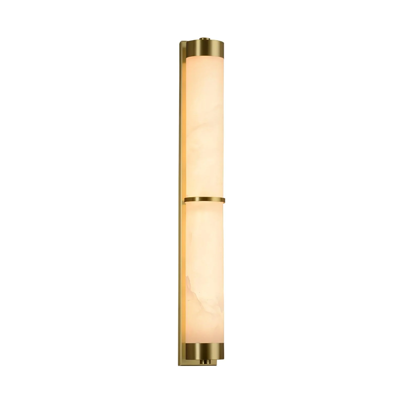 Cylindra Alabaster Brass Wall Light - Image 13