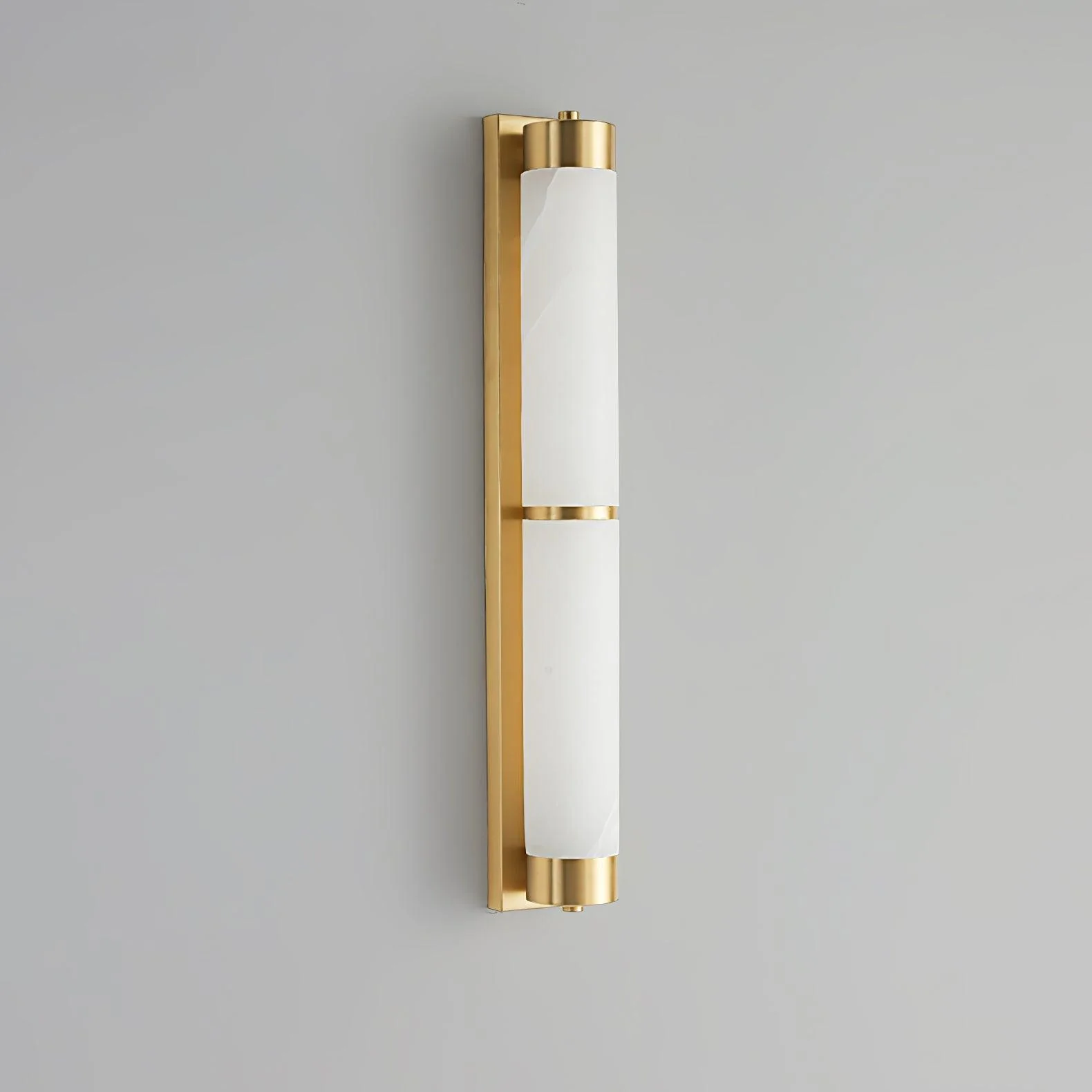 Cylindra Alabaster Brass Wall Light - Image 15