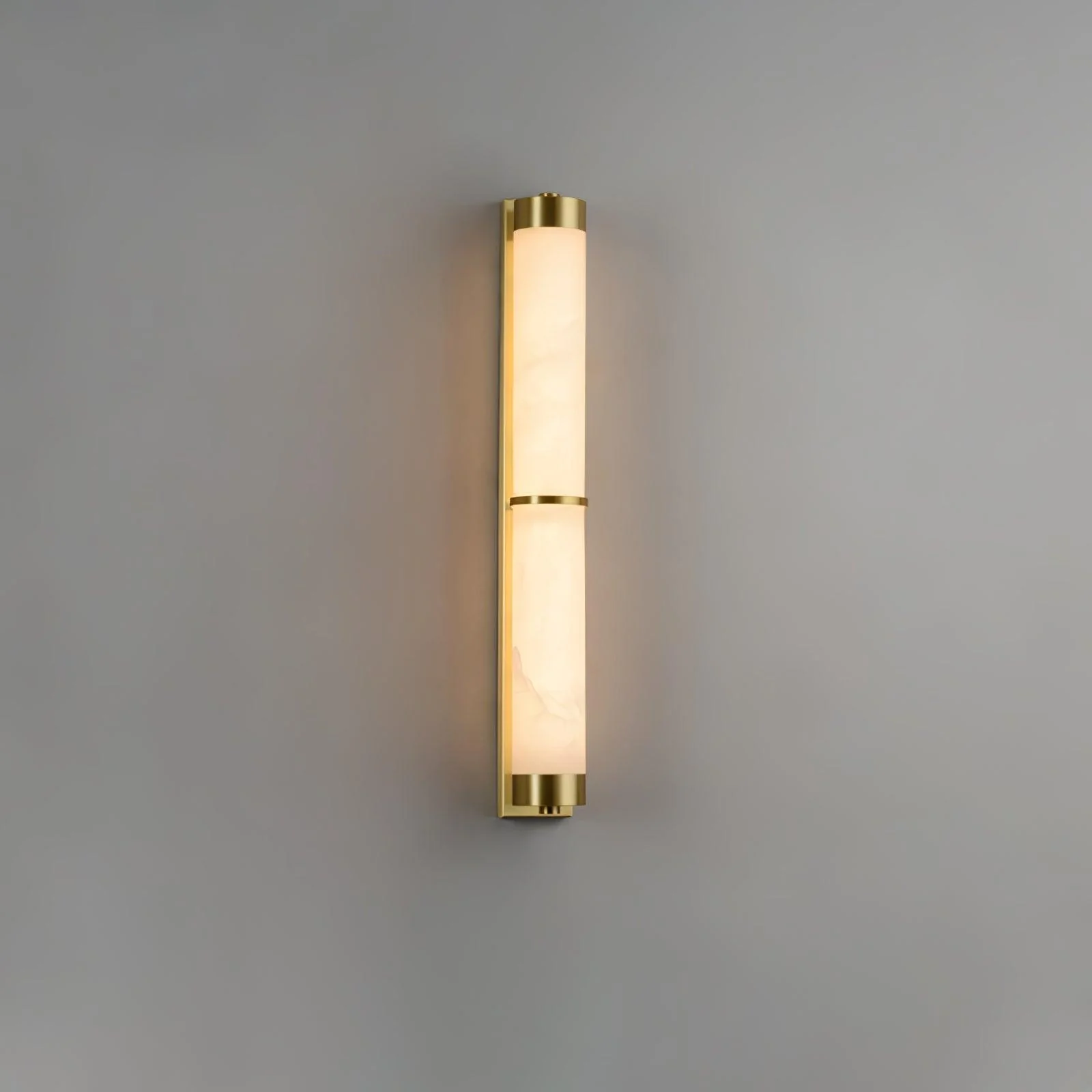 Cylindra Alabaster Brass Wall Light - Image 33