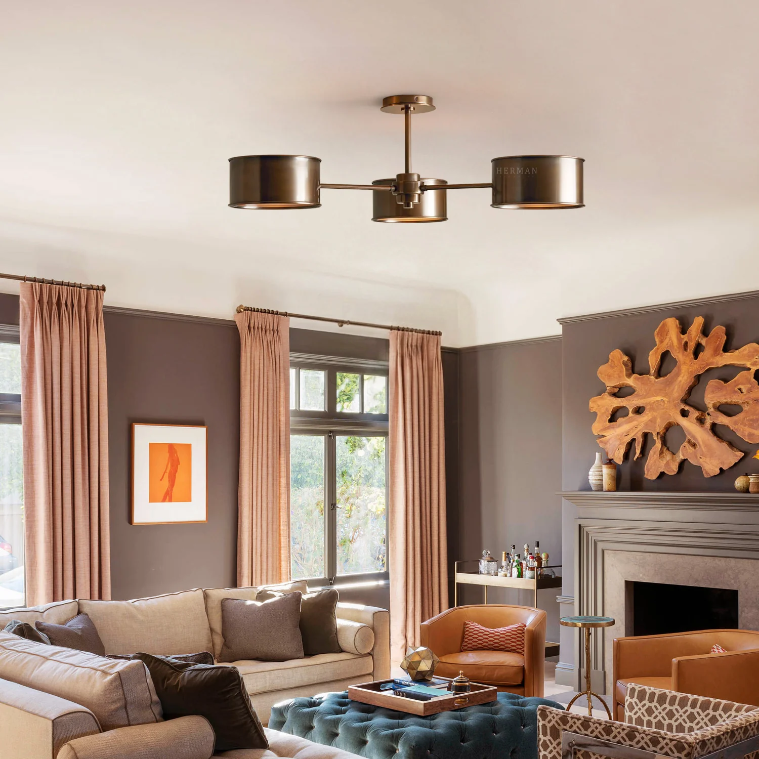 Daphne Metal Flush Mount - Image 7