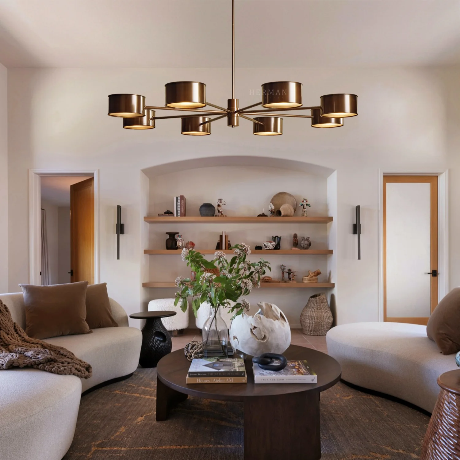Daphne Metal Round Chandelier