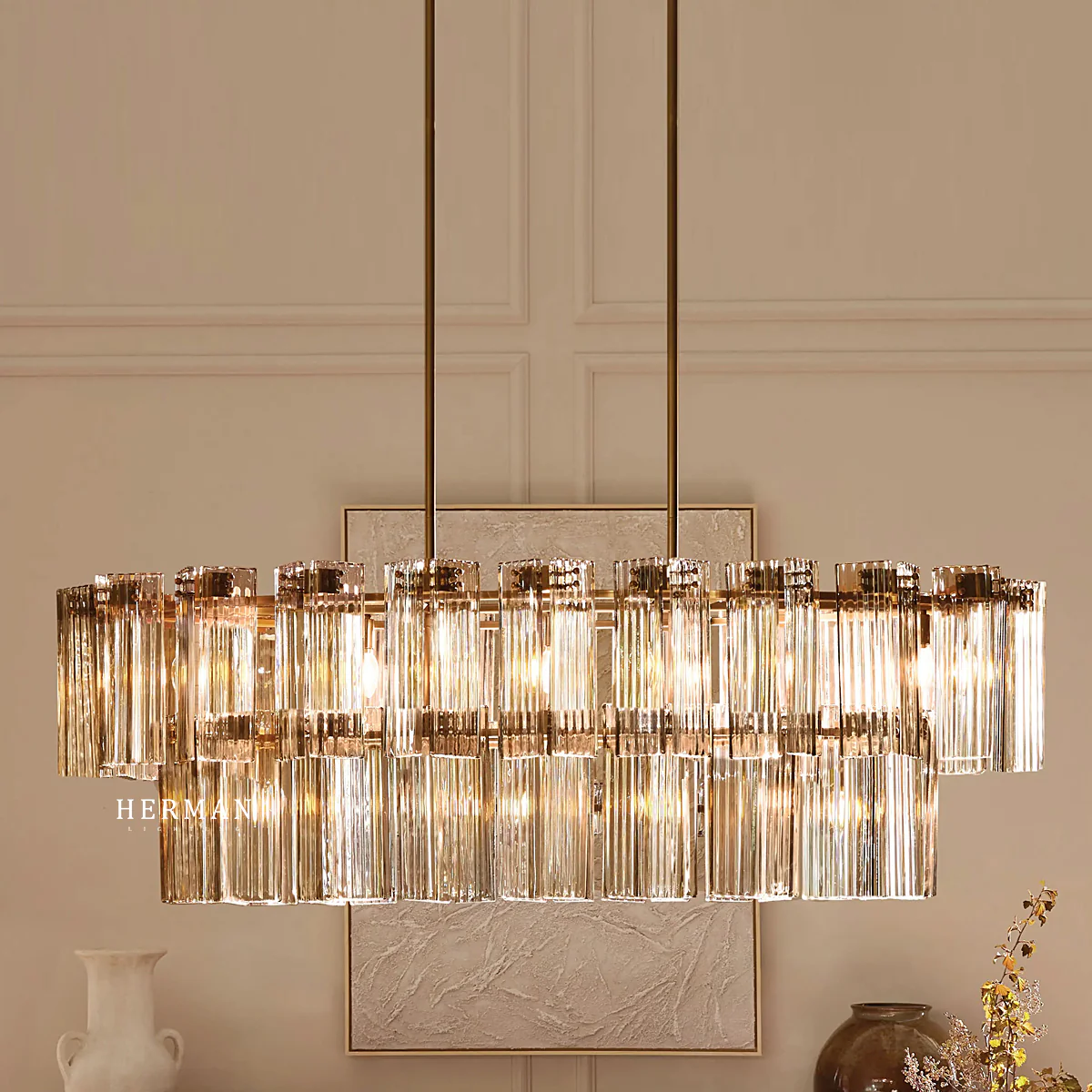 Delsie Oval 72" Chandelier - Image 13
