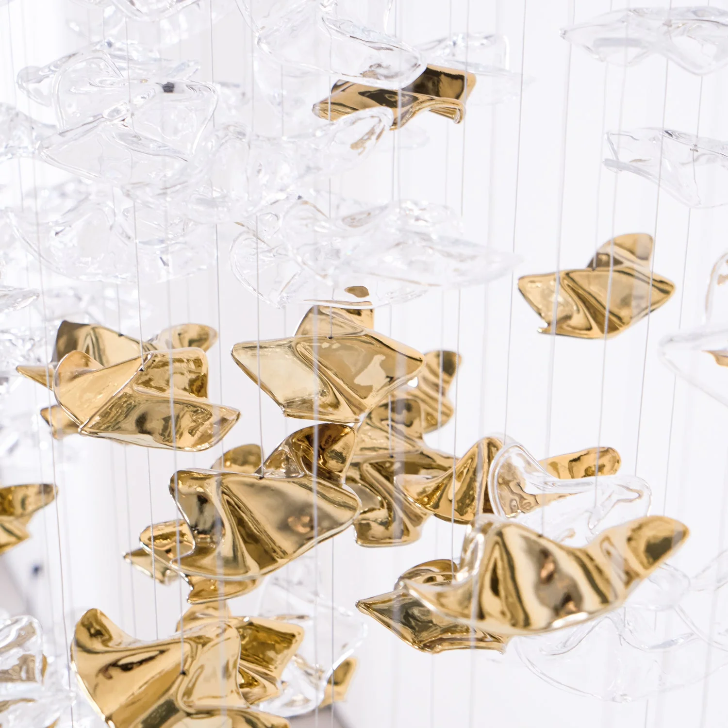 Tidal Art Glass Chandelier (With Canopy) - Image 46