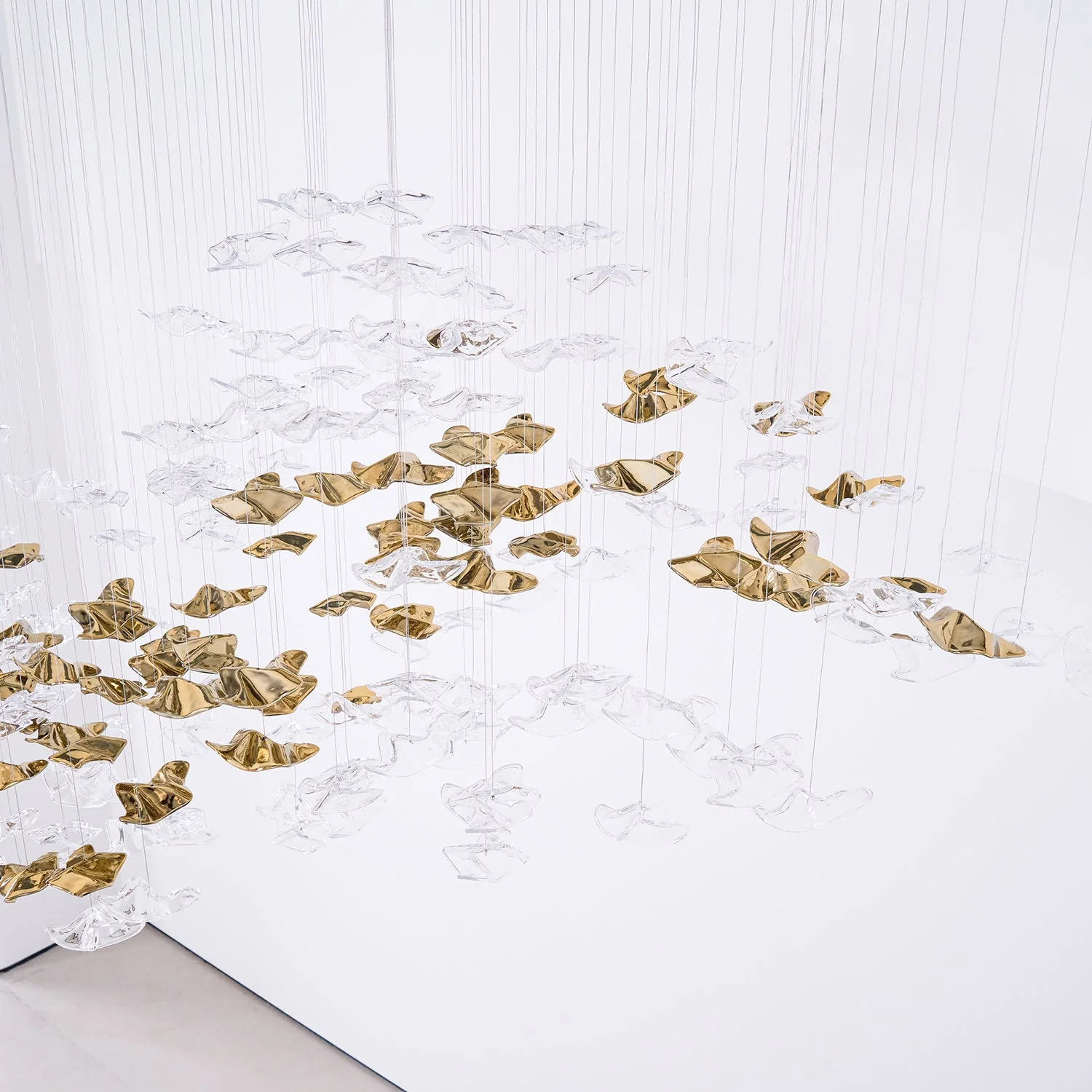 Tidal Art Glass Chandelier (With Canopy) - Image 48