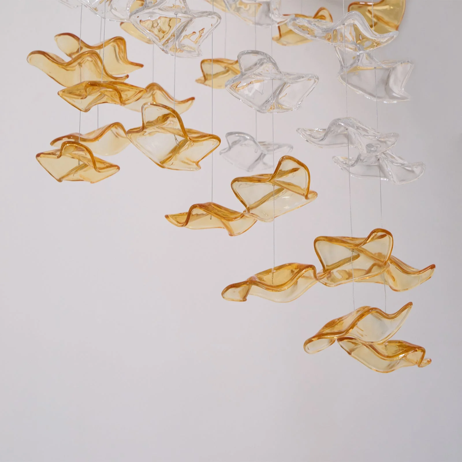 Tidal Art Glass Chandelier (With Canopy) - Image 53