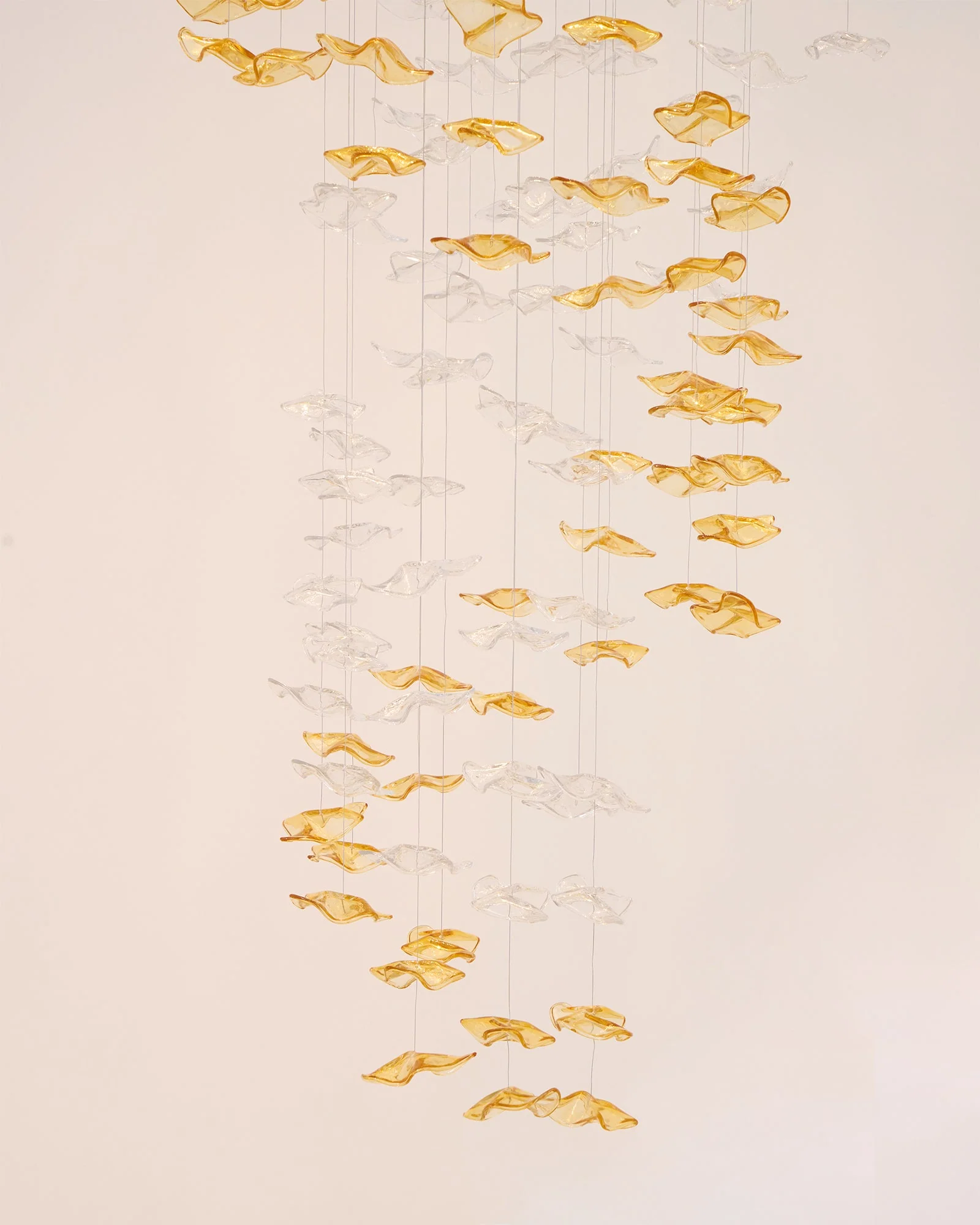 Tidal Art Glass Chandelier (With Canopy) - Image 55