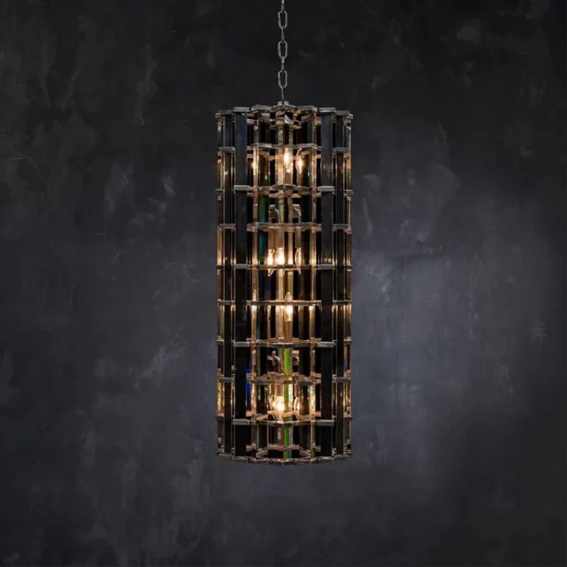Dora Glass Round Chandelier - Image 4