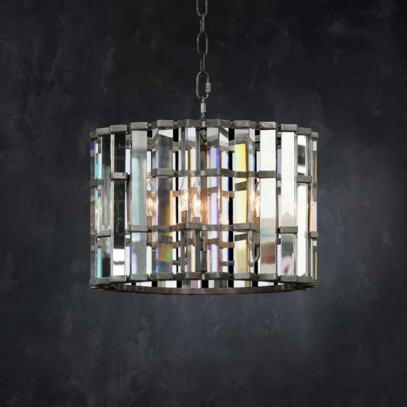 Dora Glass Round Chandelier - Image 5