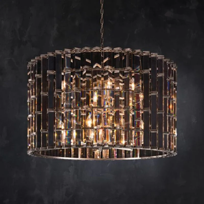 Dora Glass Round Chandelier - Image 8