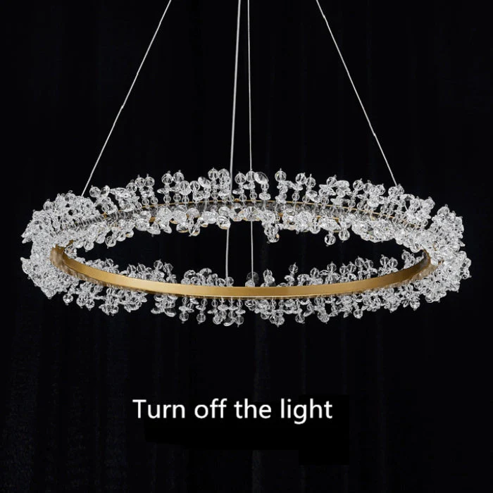 Doris Crystal Ring Chandelier - Image 6