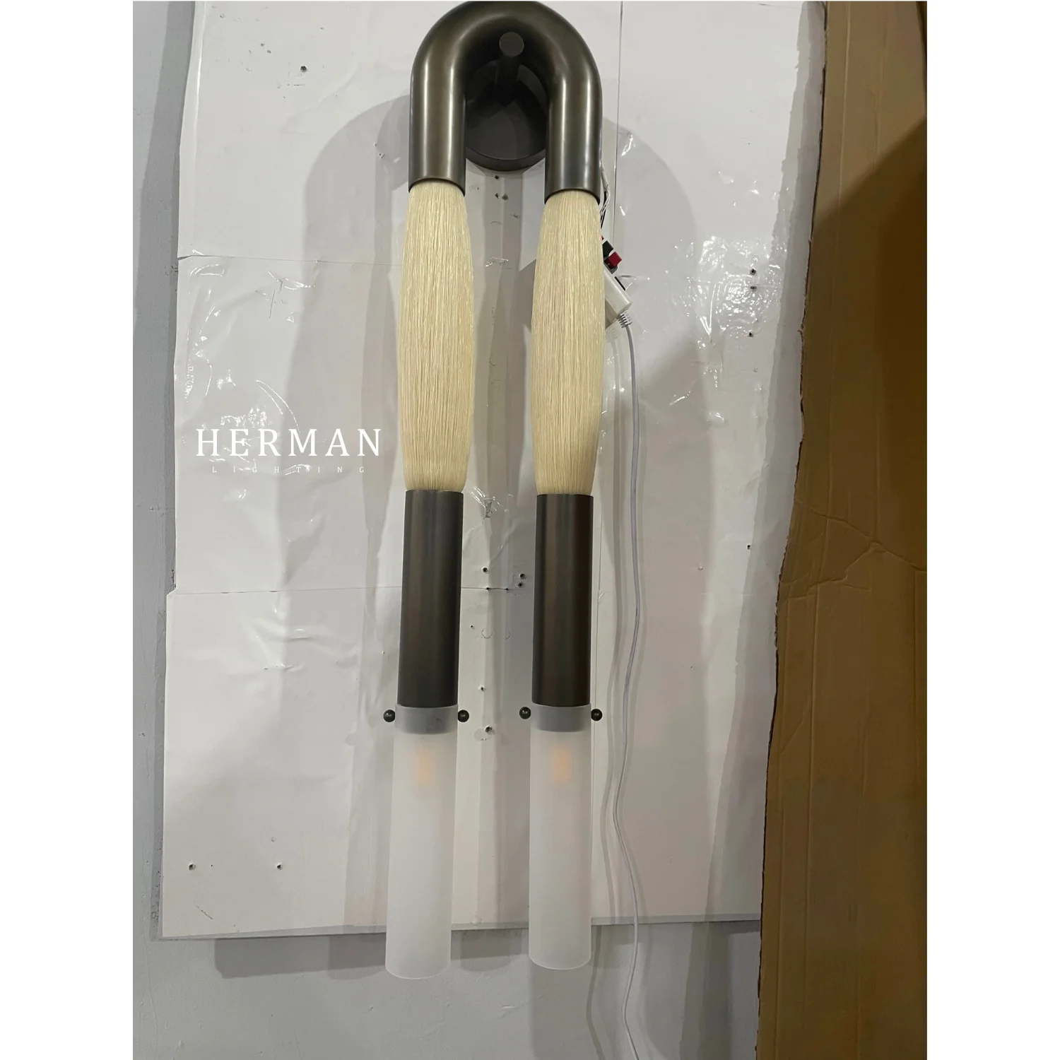 Double Head Antonia Horsehair Sconce - Image 52