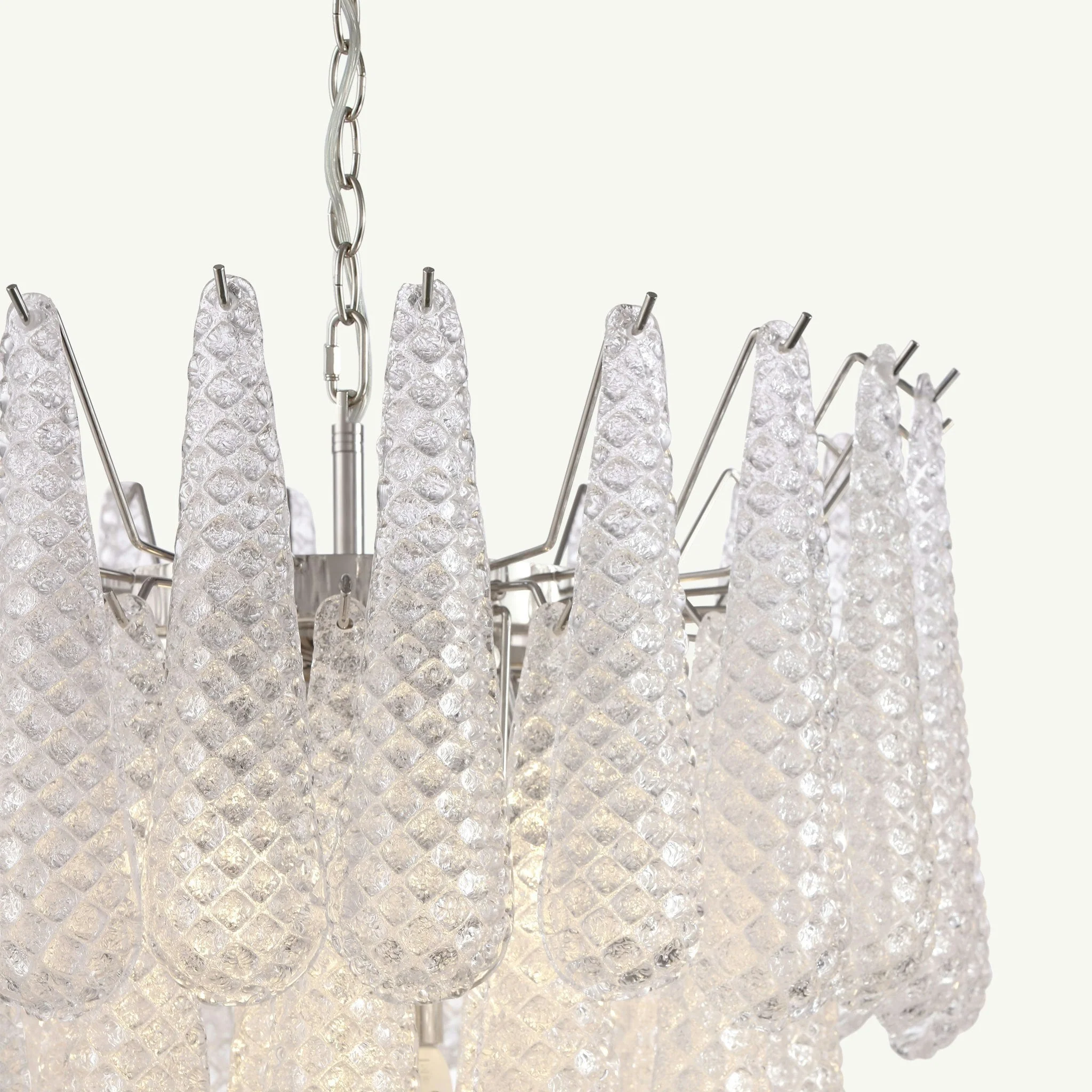 Drop Chandelier Handblown Glass - Image 5