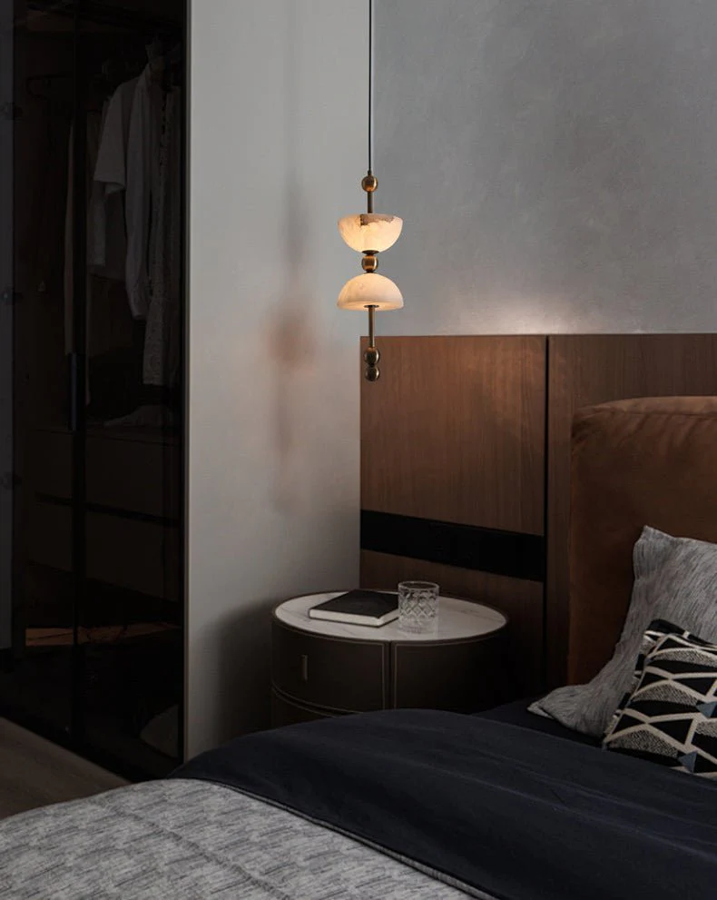 Duo Alabaster Pendant Lamp - Image 14