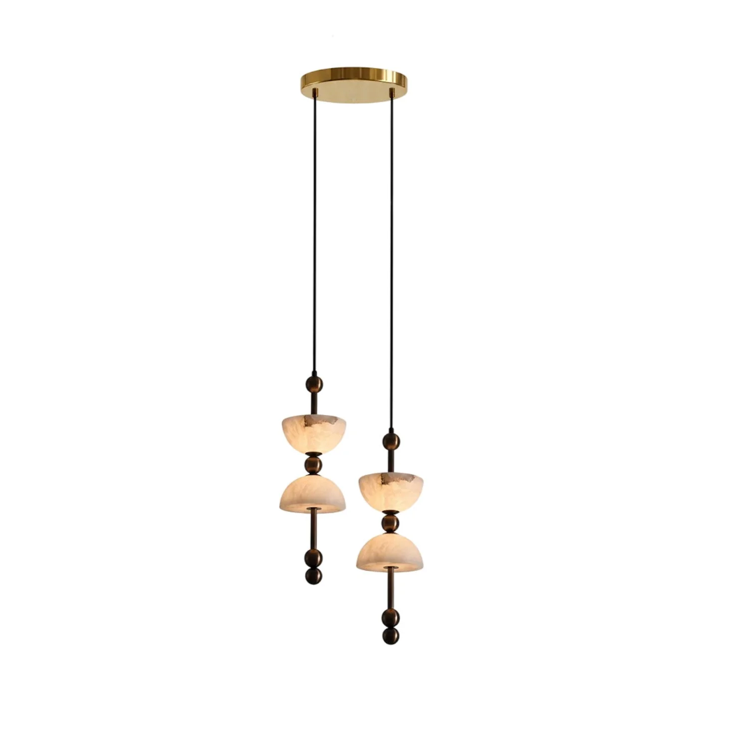 Duo Alabaster Pendant Lamp - Image 16