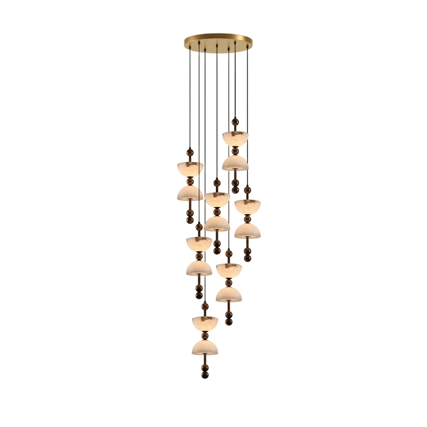Duo Alabaster Pendant Lamp - Image 18