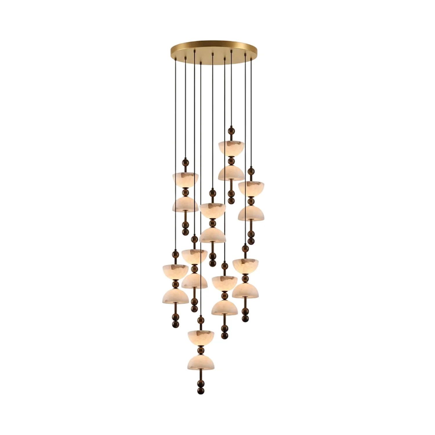 Duo Alabaster Pendant Lamp - Image 19