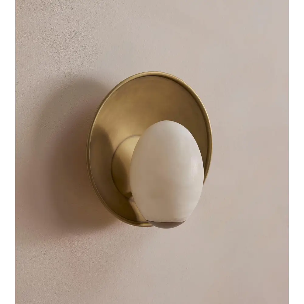 Egg Alabaster Sconces - Image 3
