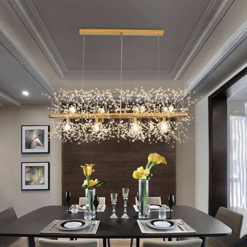 El Sol Kitchen Island Lighting Fixture, Gold - Image 3