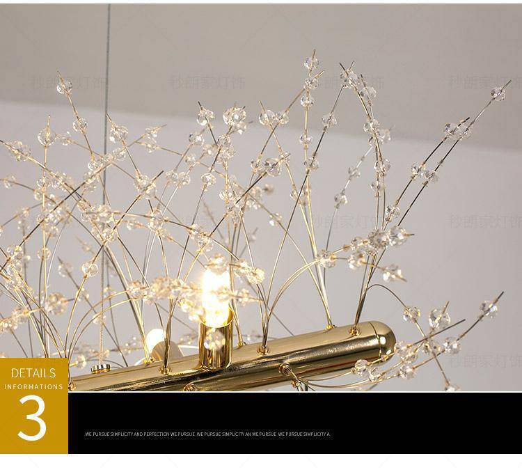 El Sol Kitchen Island Lighting Fixture, Gold - Image 9