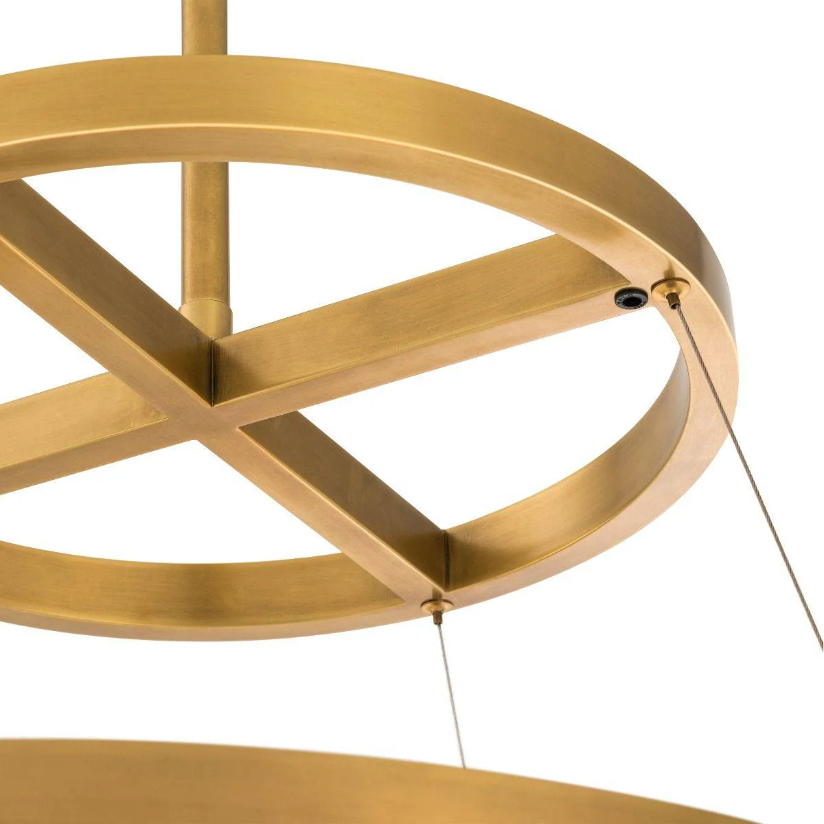Elements Modern Brass Chandelier - [Brass] - Image 4