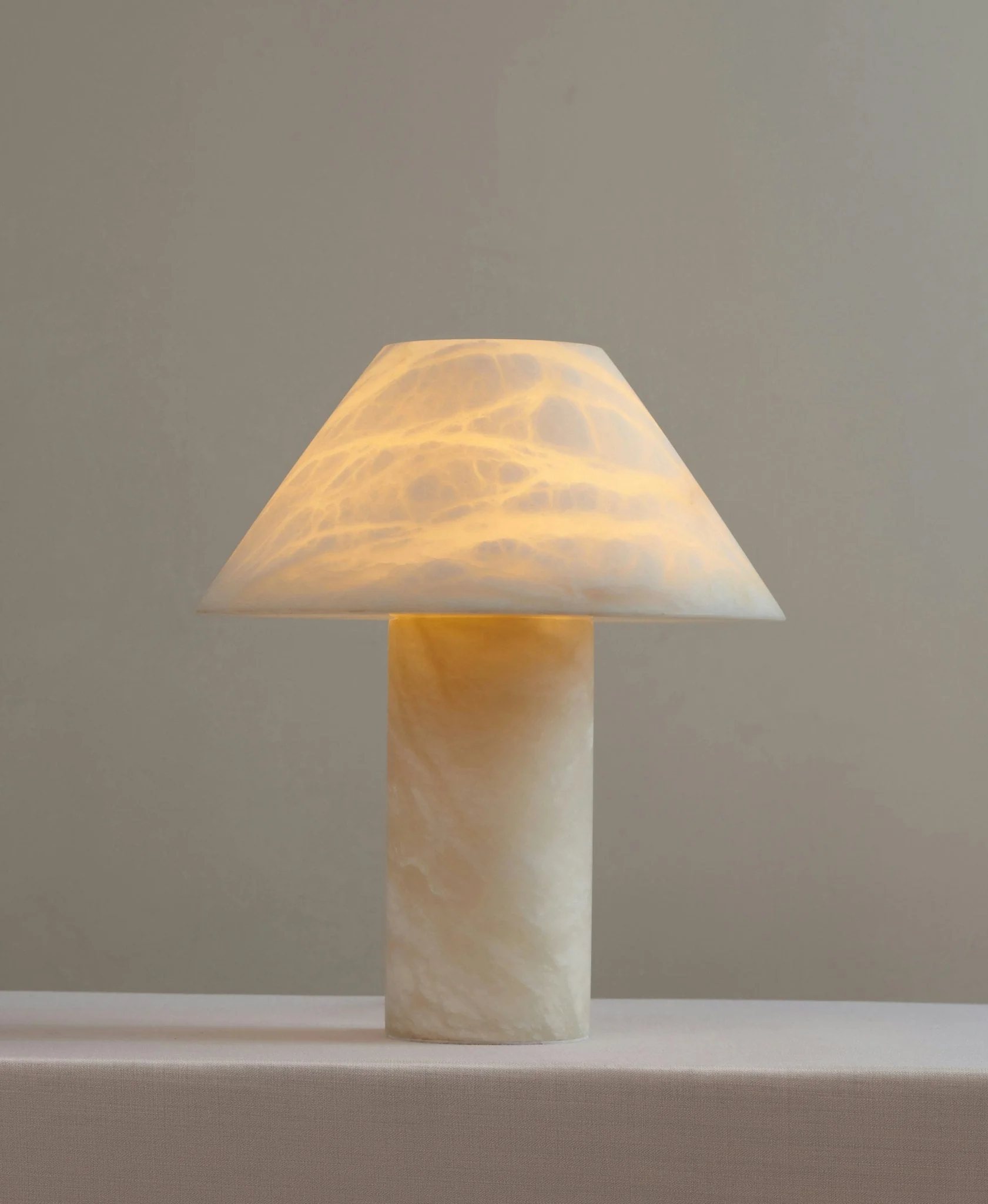 Ella Table Lamp Alabaster - Image 9