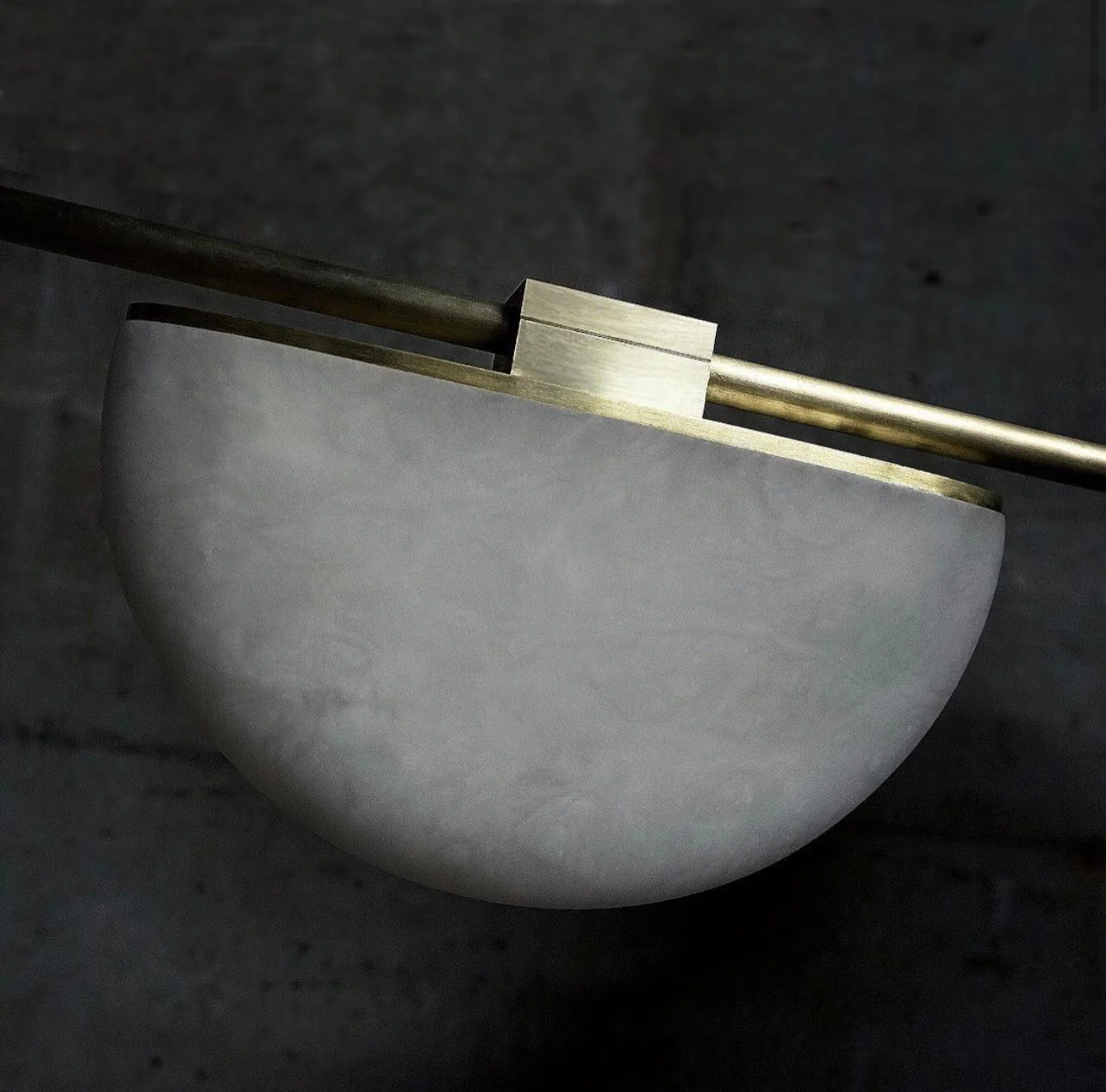Elliot Alabaster Chandelier, Artistic Modern Chandelier for Bar Area - Image 3