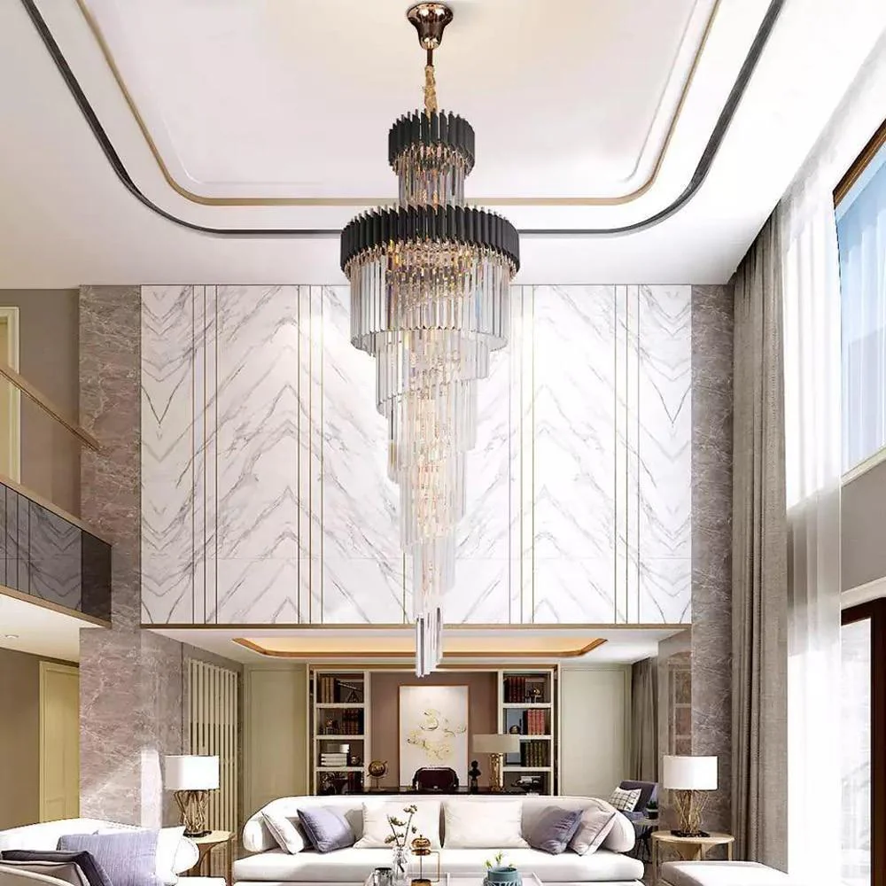 Enoch Multiple Tier Crystal Chandelier - Image 2