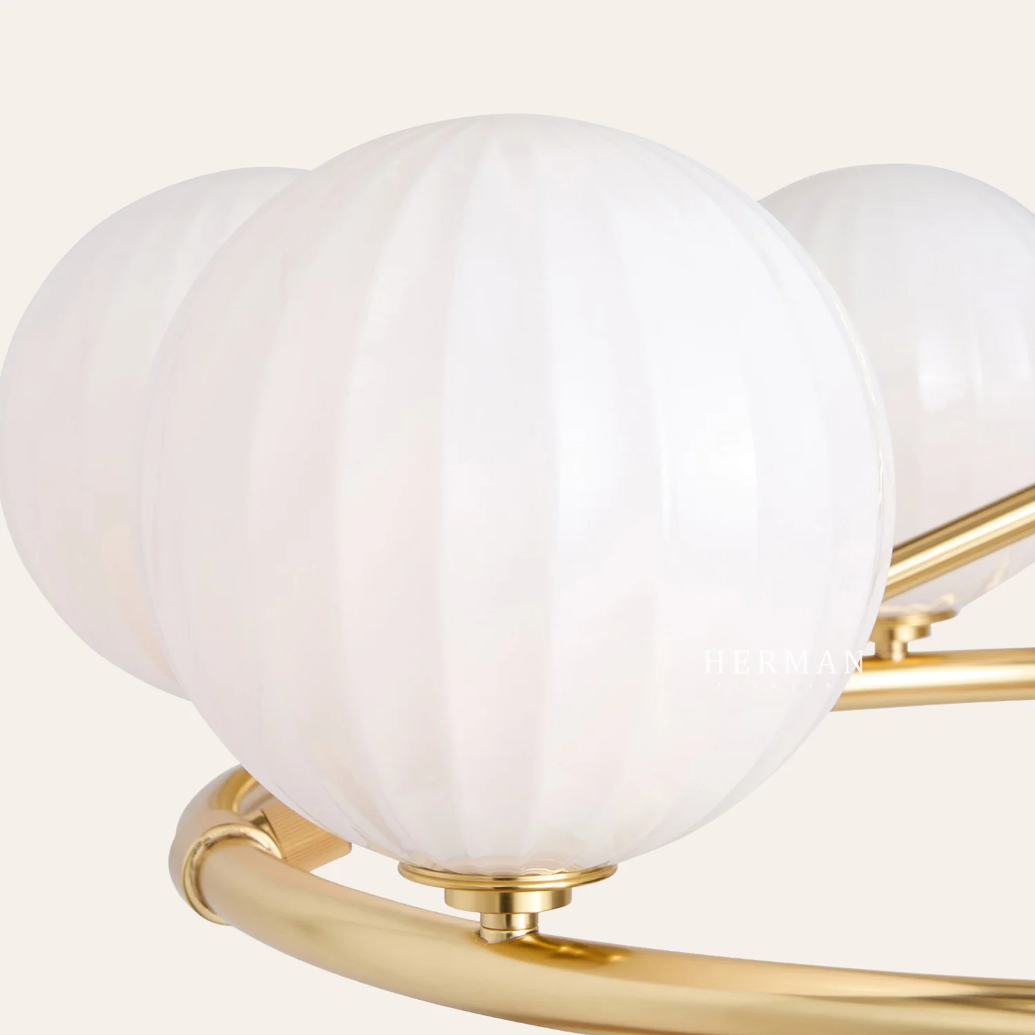 Enzo 36" Glass Round Chandelier - Image 4