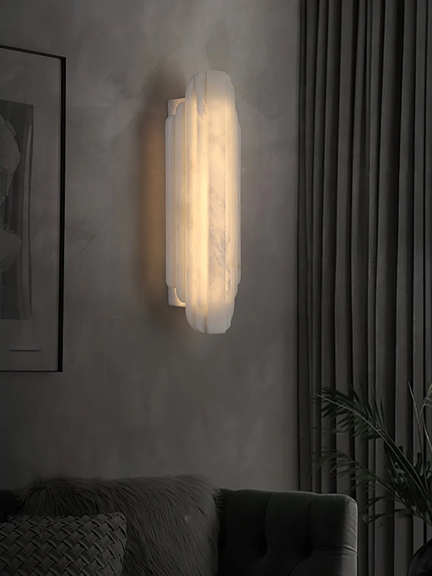 Estelle Alabaster Wall Sconce - Image 5
