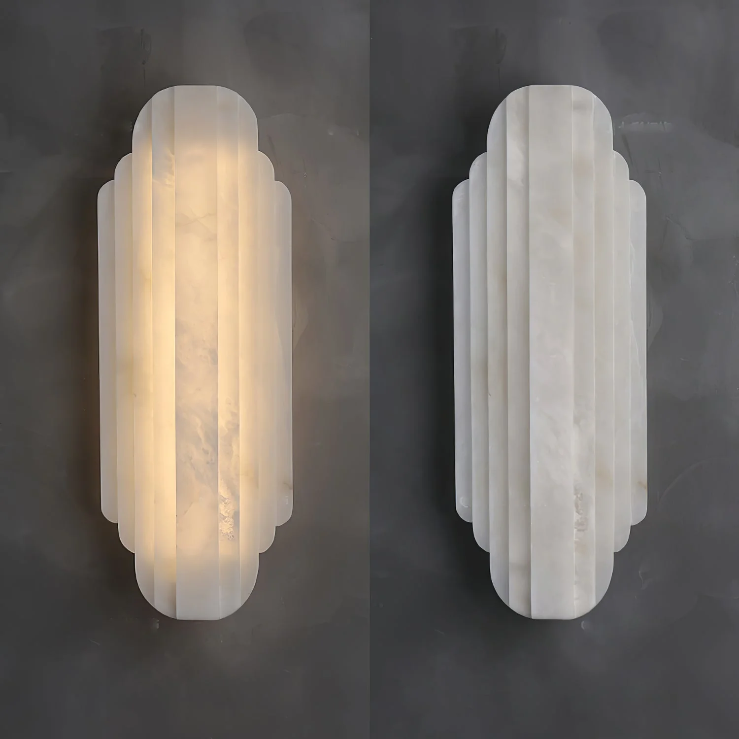 Estelle Alabaster Wall Sconce - Image 8