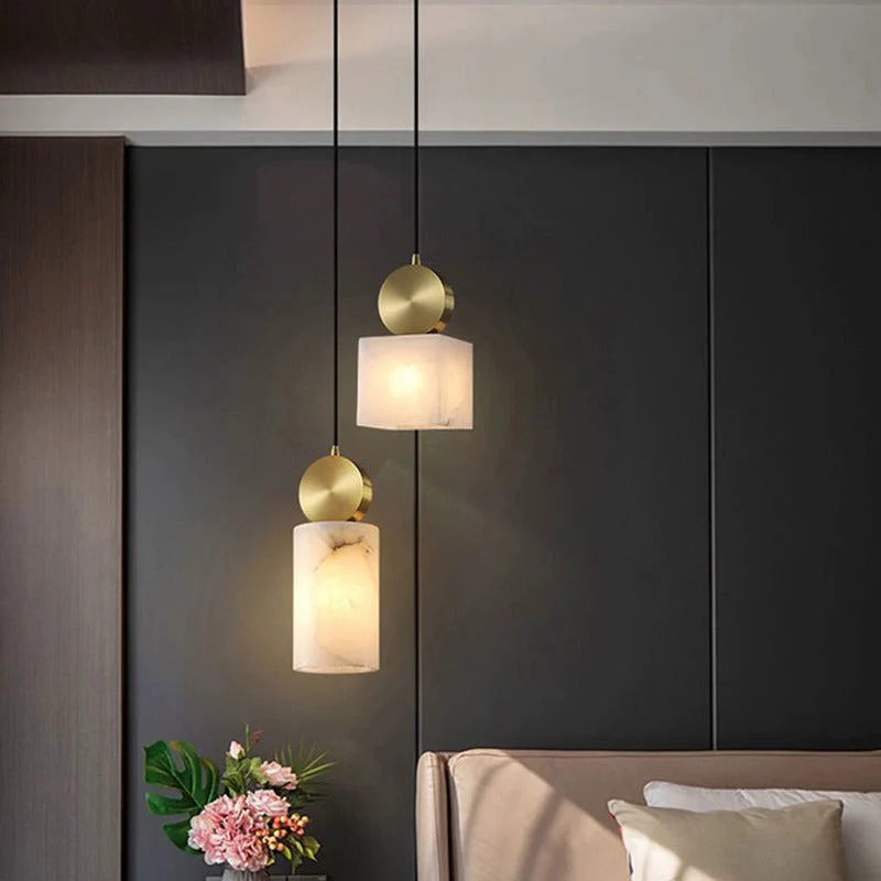 Etruscan alabaster Pendant Light - Image 11