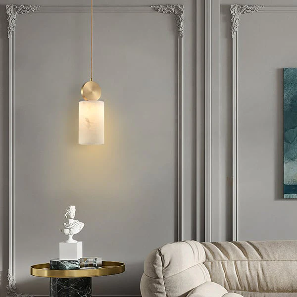 Etruscan alabaster Pendant Light - Image 21