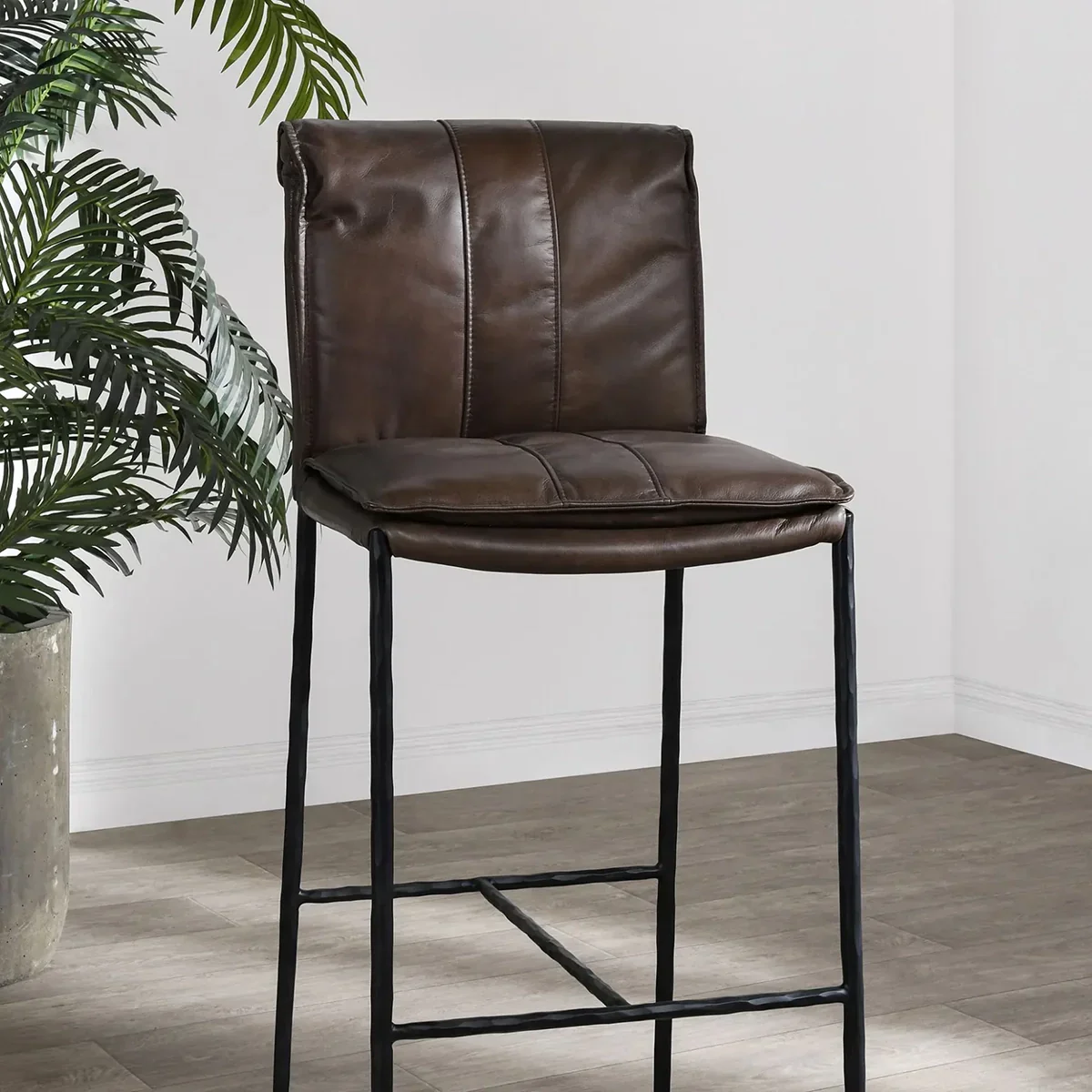 Eugina Leather Stool - Image 29