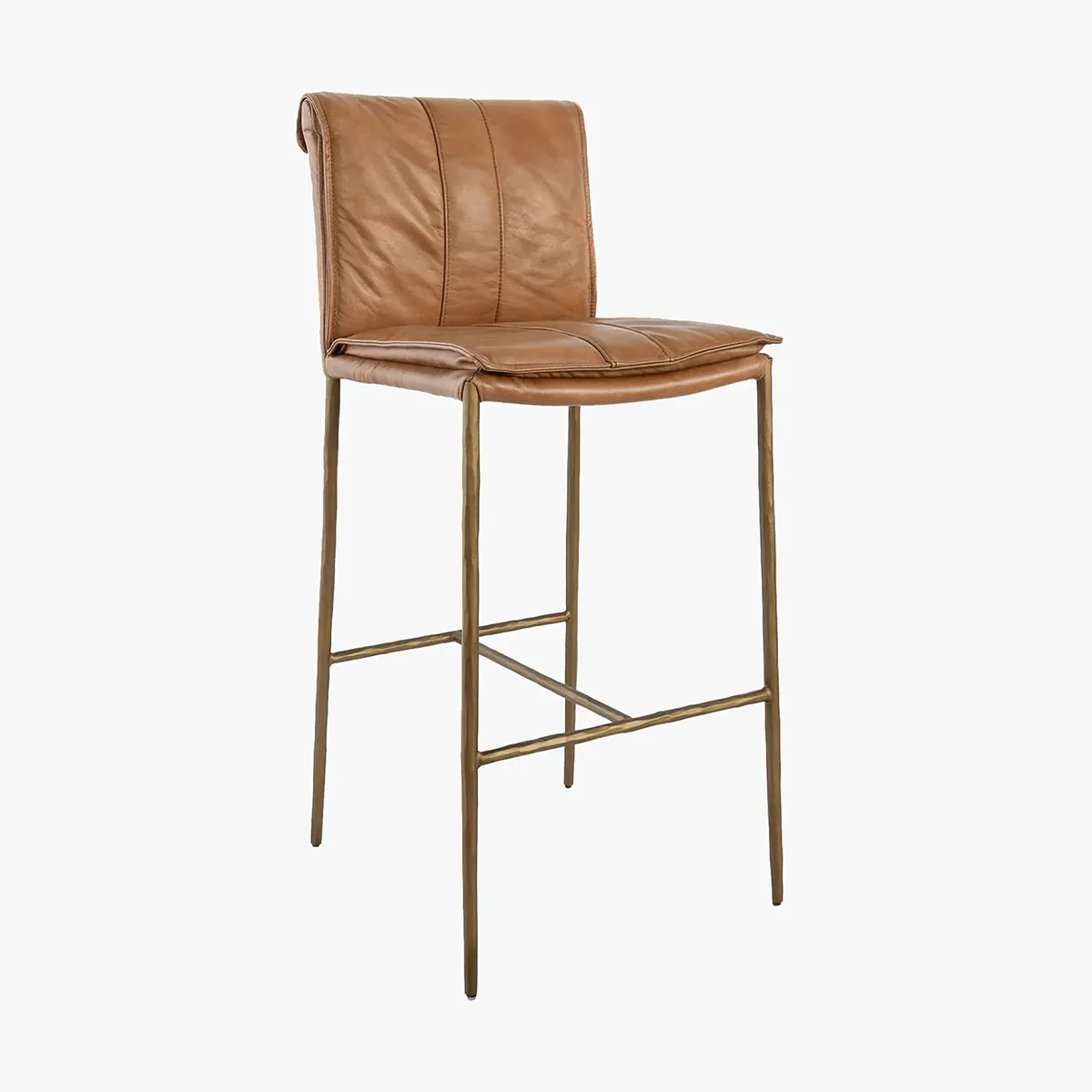 Eugina Leather Stool - Image 9