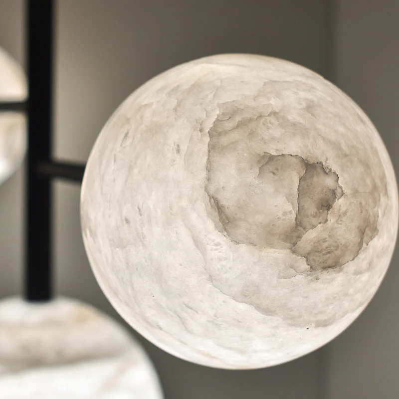 Modern Artistic Alabaster Chandelier Light - Image 5