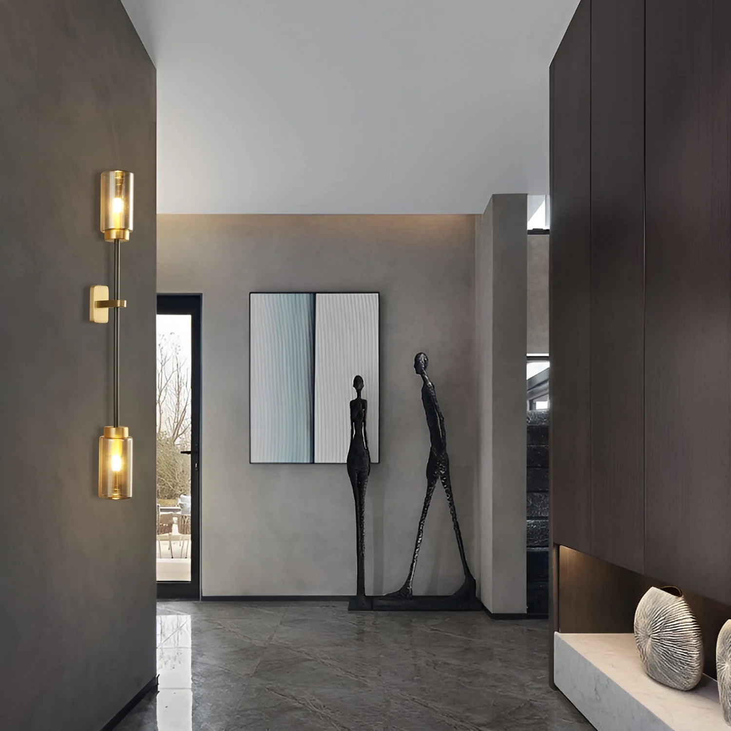 Farol Brass Wall Lamp - Image 3