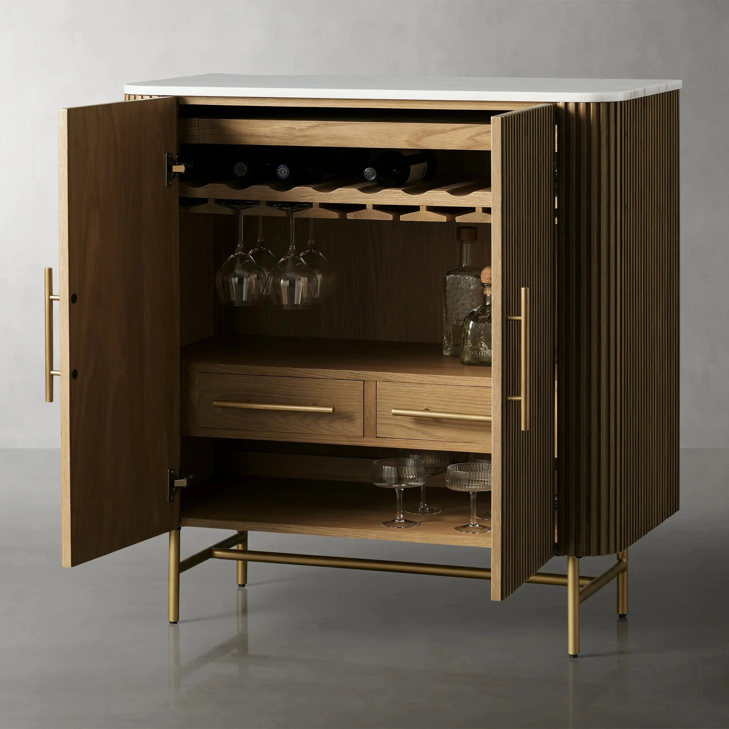 Arden Bar Cabinet - Image 7