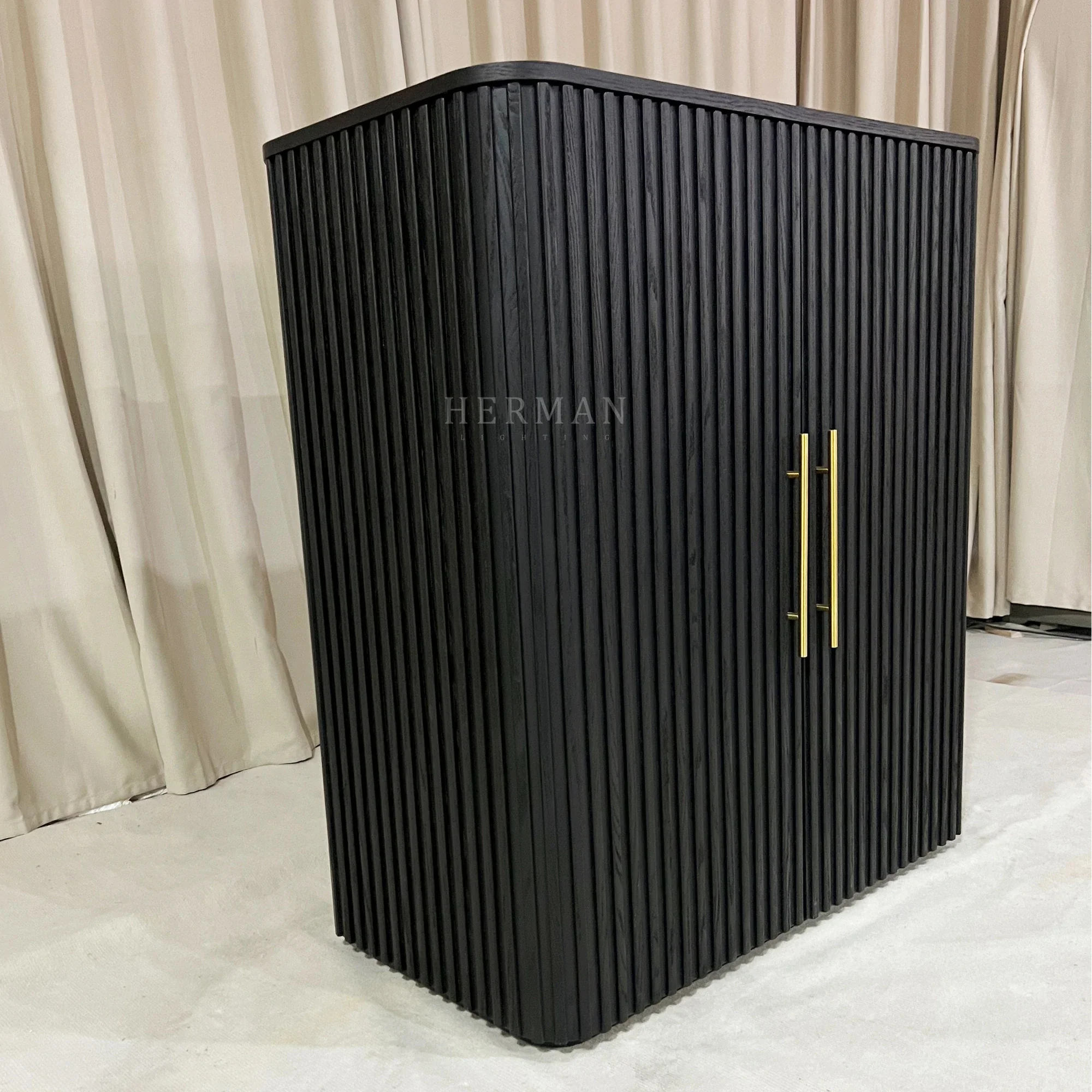 Arden Wood Bar Cabinet - Image 15