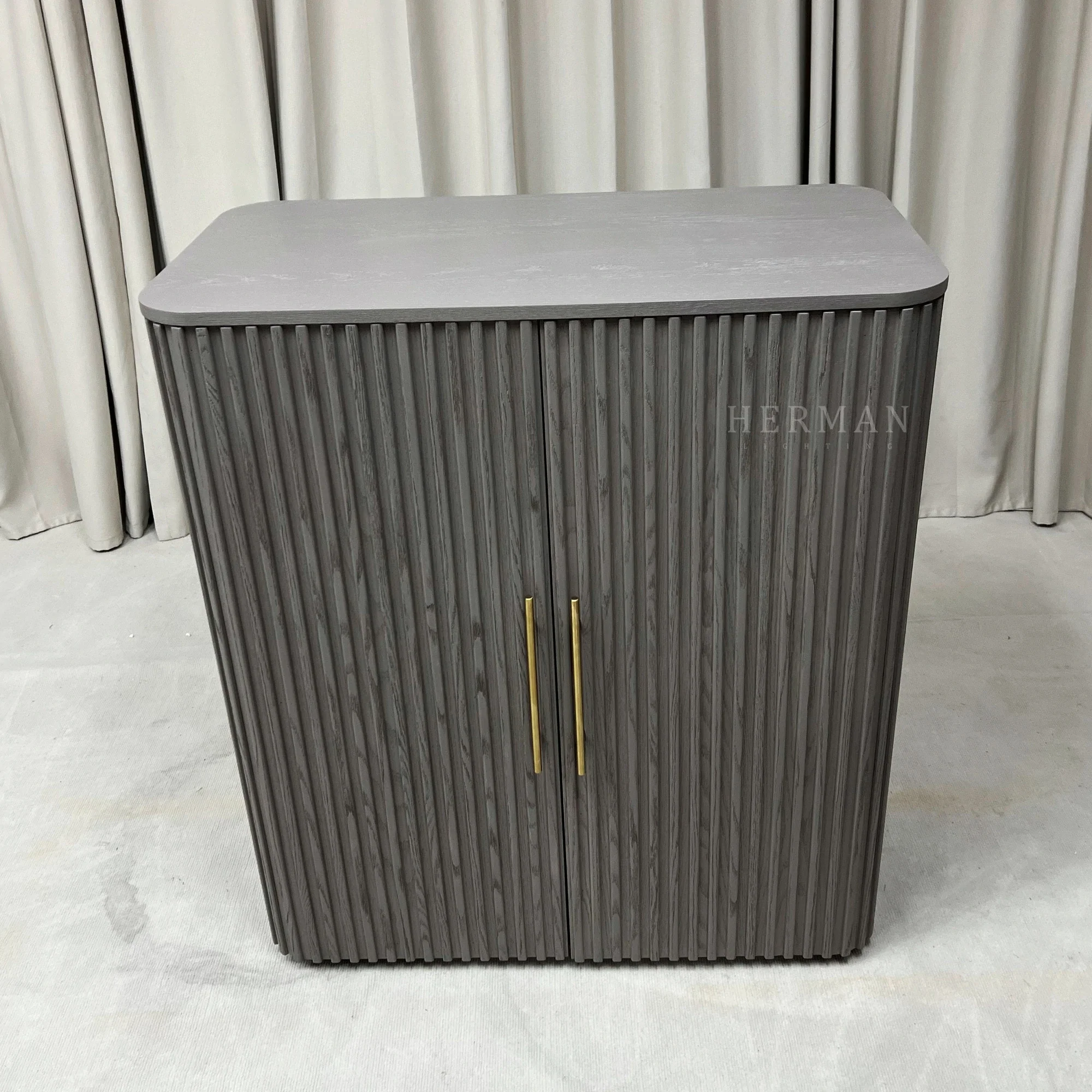 Arden Wood Bar Cabinet - Image 9