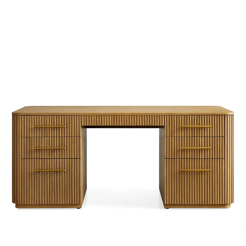 Arden Wood Executive Desk - Image 7