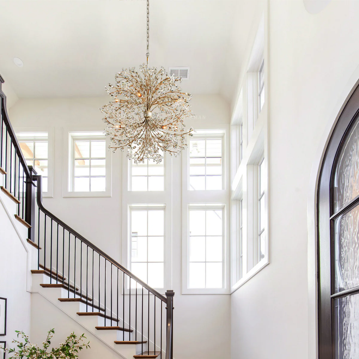 Fiore 8-Light Round Chandelier 35" - Image 2