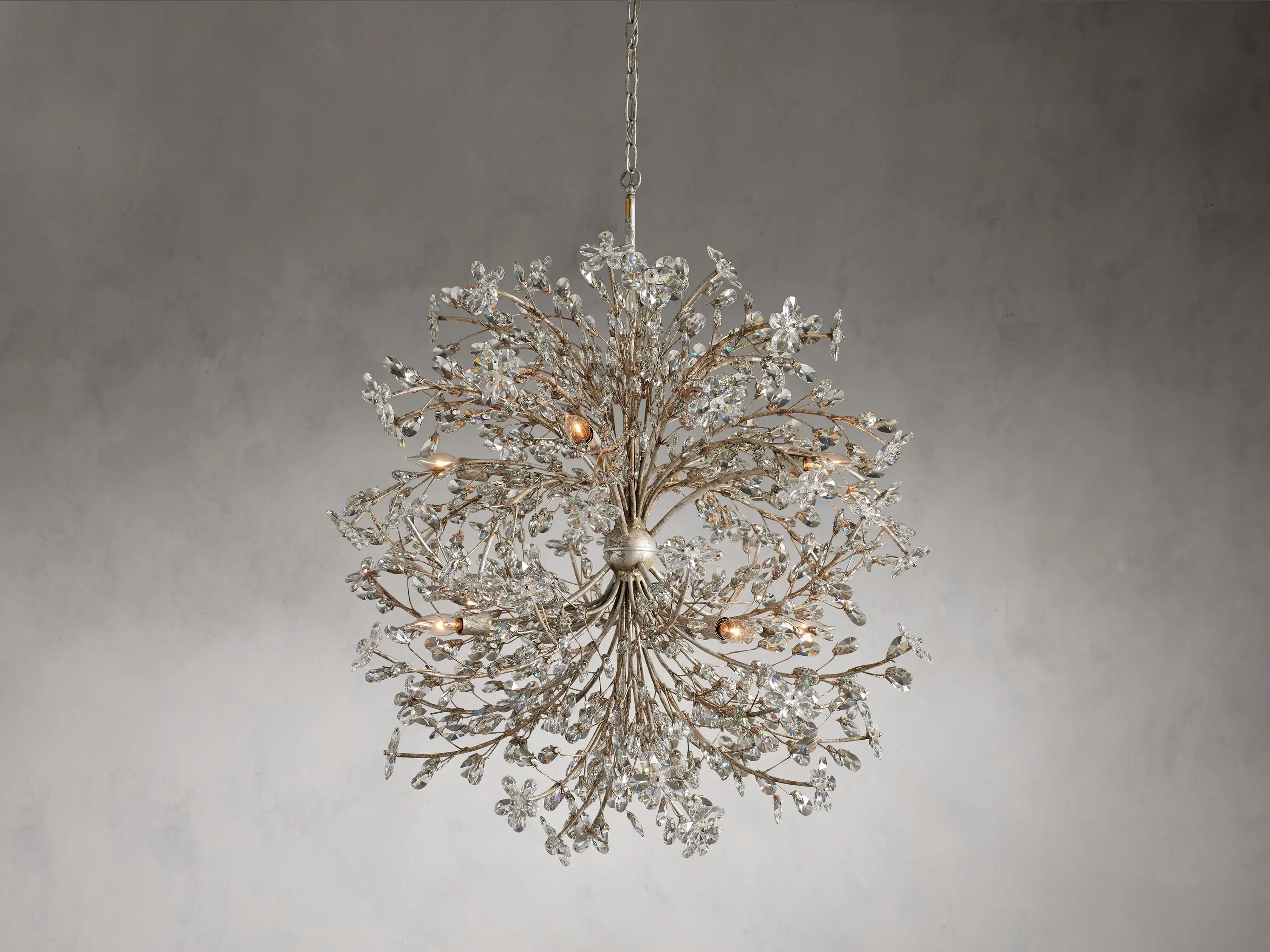 Fiore 8-Light Round Chandelier 35" - Image 4
