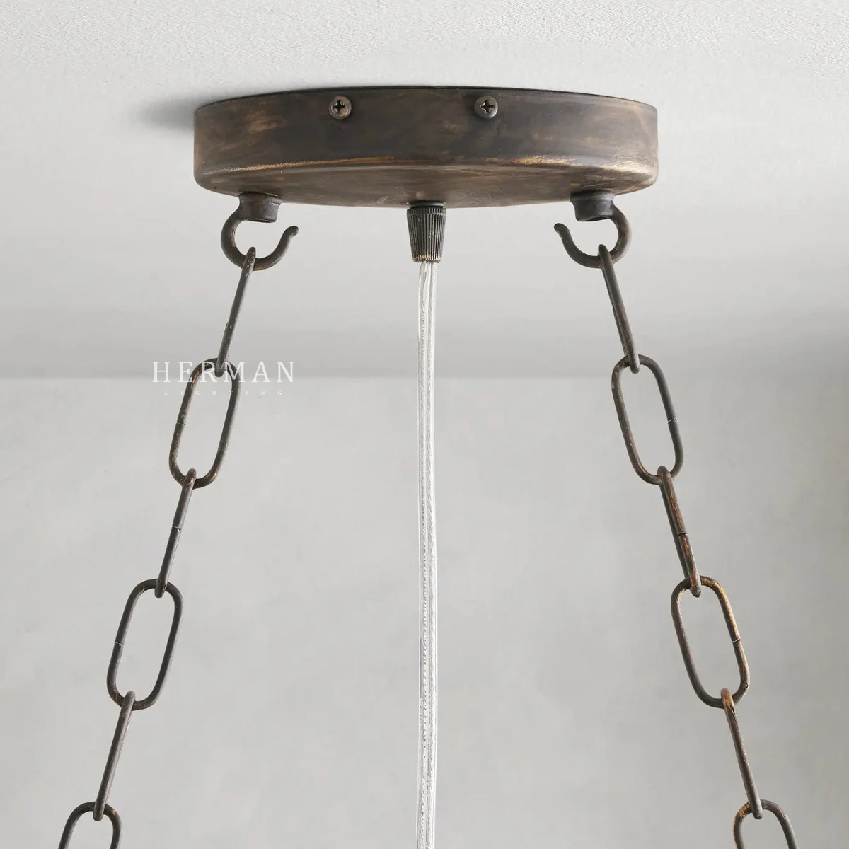 Fiore Colored Linear Chandelier 43" 51" 68" - Image 13