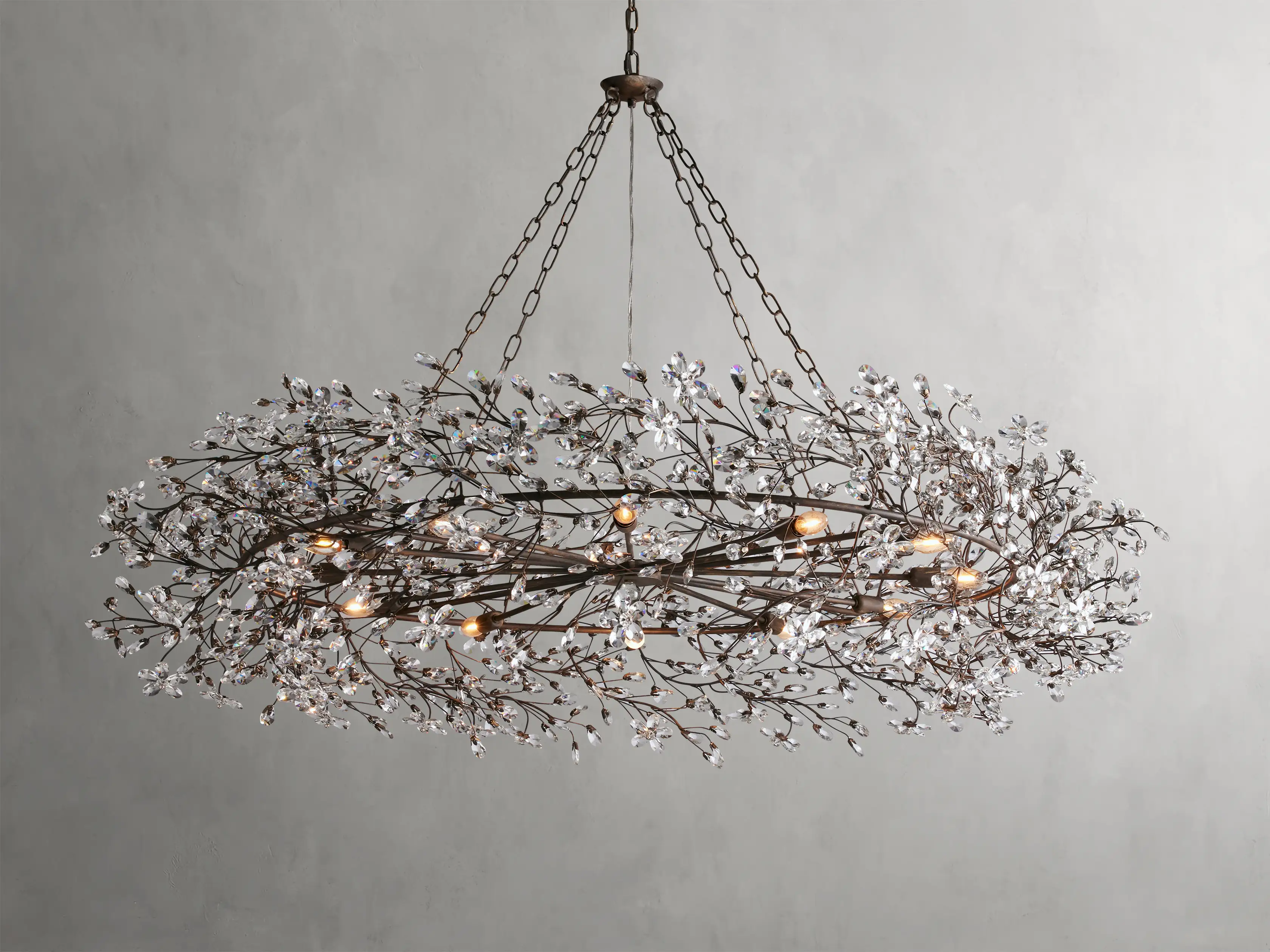 Fiore Crown Chandelier 39" 48" 60" - Image 16
