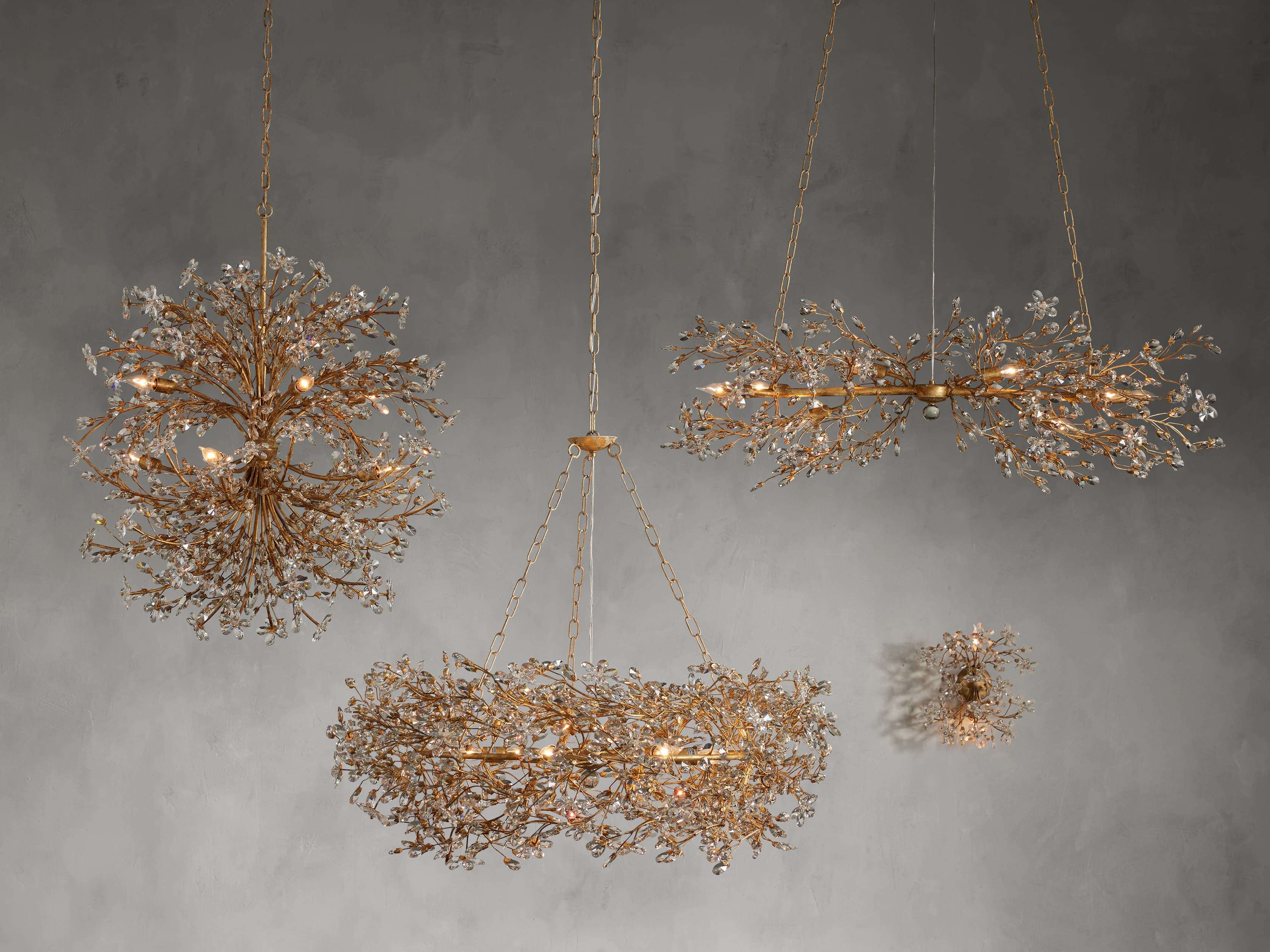 Fiore Crown Chandelier 39" 48" 60" - Image 20