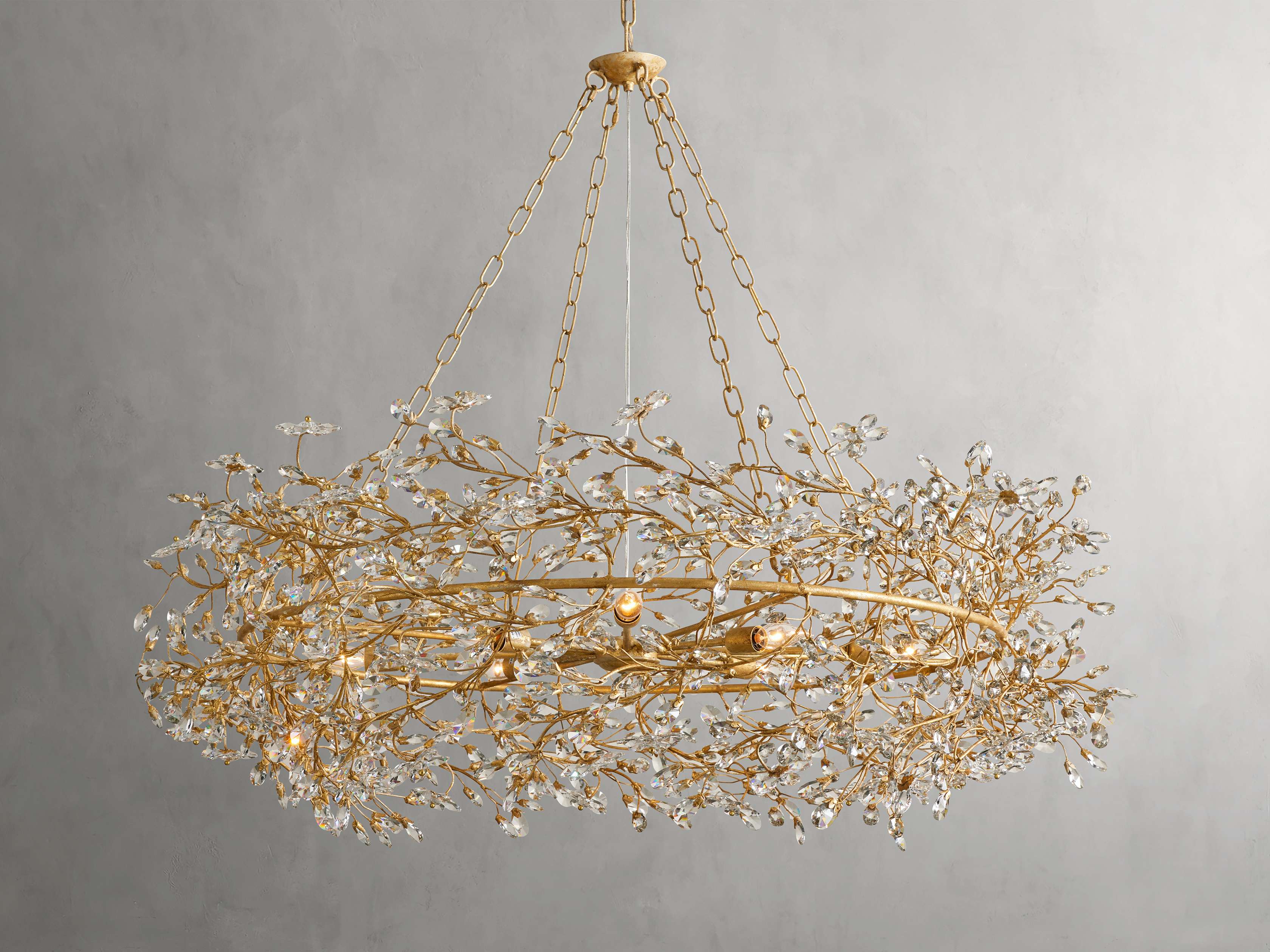 Fiore Crown Chandelier 39" 48" 60" - Image 25