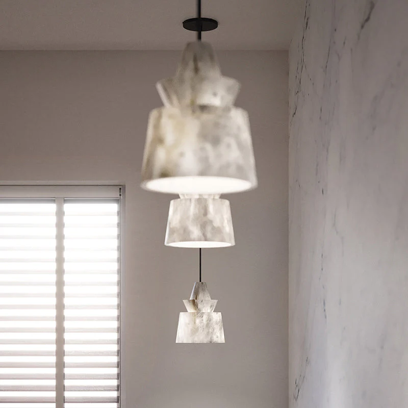 Carol Alabaster Pendant Light 7" - Image 4